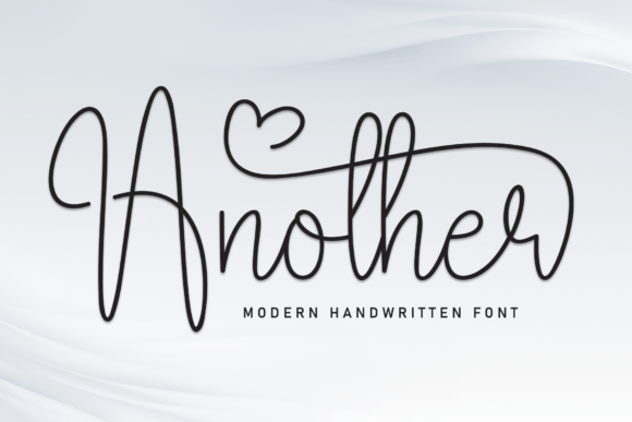 Another: A Delicate Handwritten Font for Romantic Designs