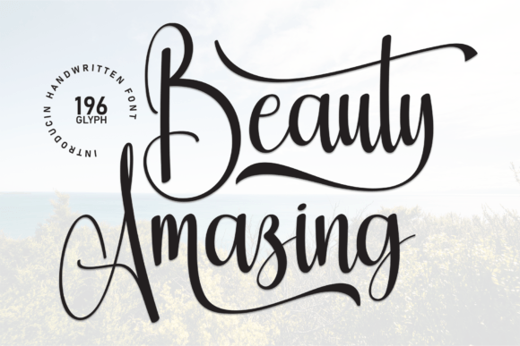Beauty Amazing: A Handwritten Font That Elevates Your Design Work