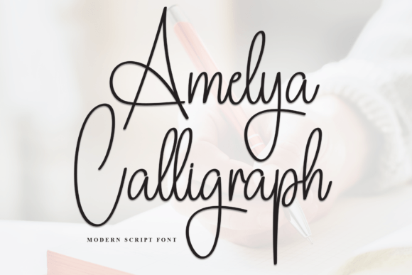 Discover Amelya Calligraph: An Elegant Handwritten Typeface