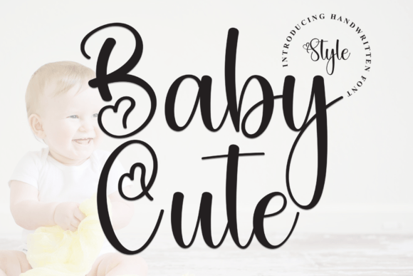 Discover the Charm of Baby Cute: A Handwritten Font for Creative Projects