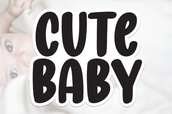 Discover the Playful Charm of Cute Baby Typography