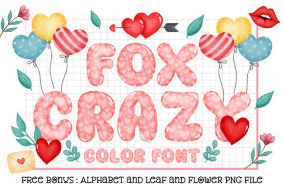 Fox Crazy: The Color Font for Whimsical Creations