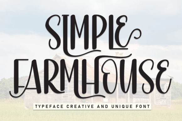 Simple Farmhouse: A Handwritten Font with Heartfelt Charm